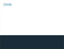 Tablet Screenshot of lastdoorsolutions.com
